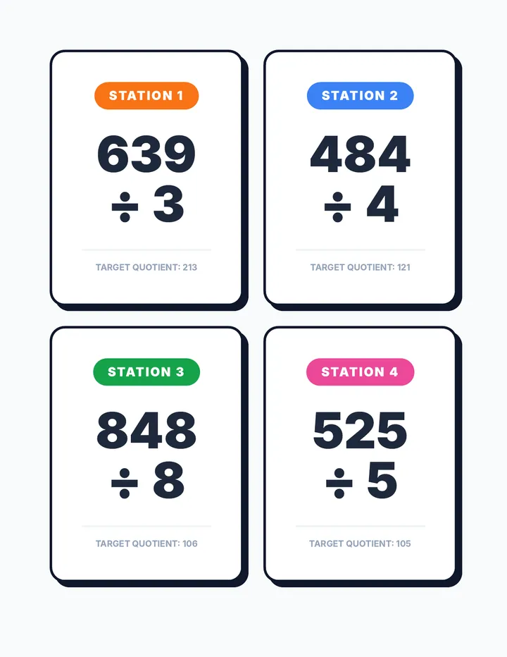 Carousel Problem Cards