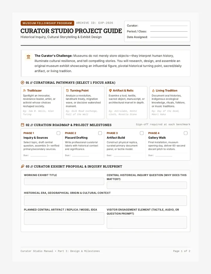 Curator Studio Project Guide