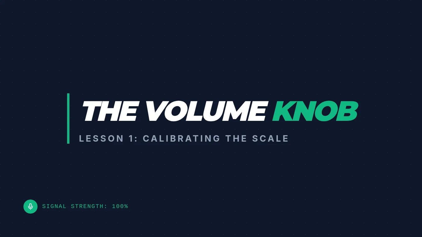 Volume Calibration Slides