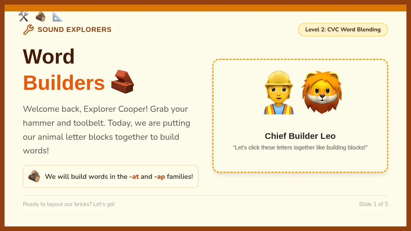 Word Builders Slides
