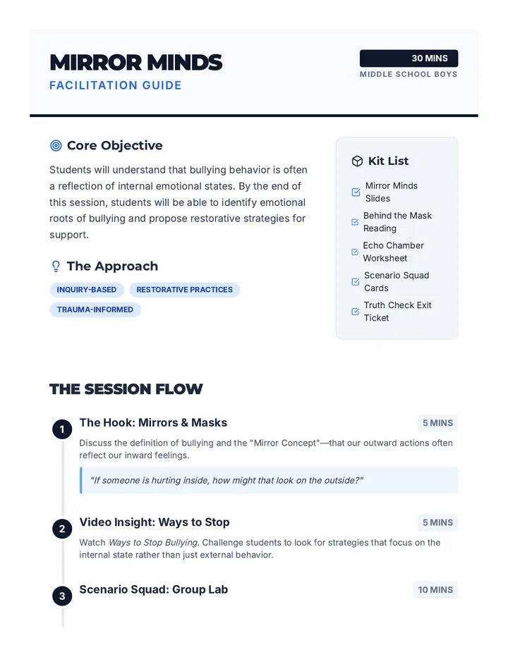 Mirror Minds Lesson Plan