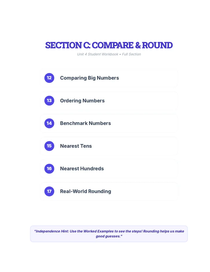 Section C Student Worksheets Revised V4