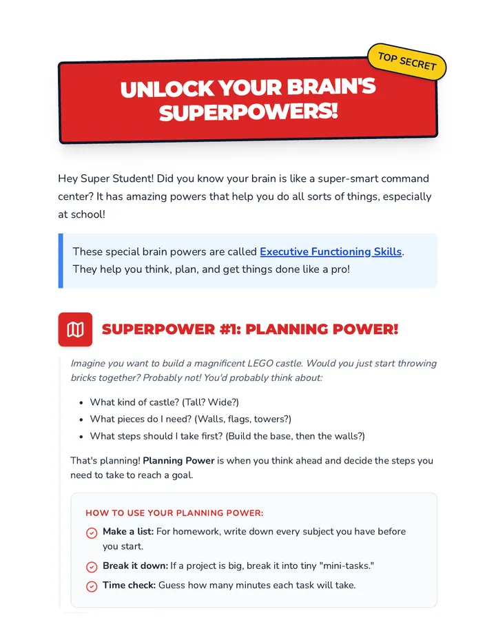 Brain Power Reading
