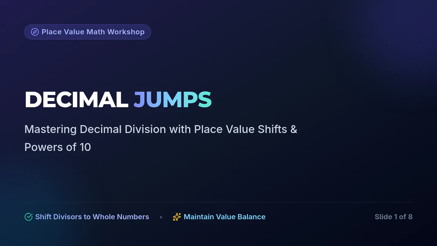 Decimal Jumps Instruction Slides