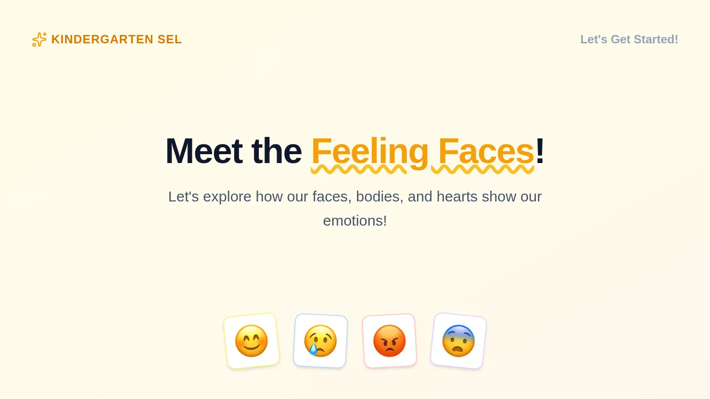Faces Feelings Slides