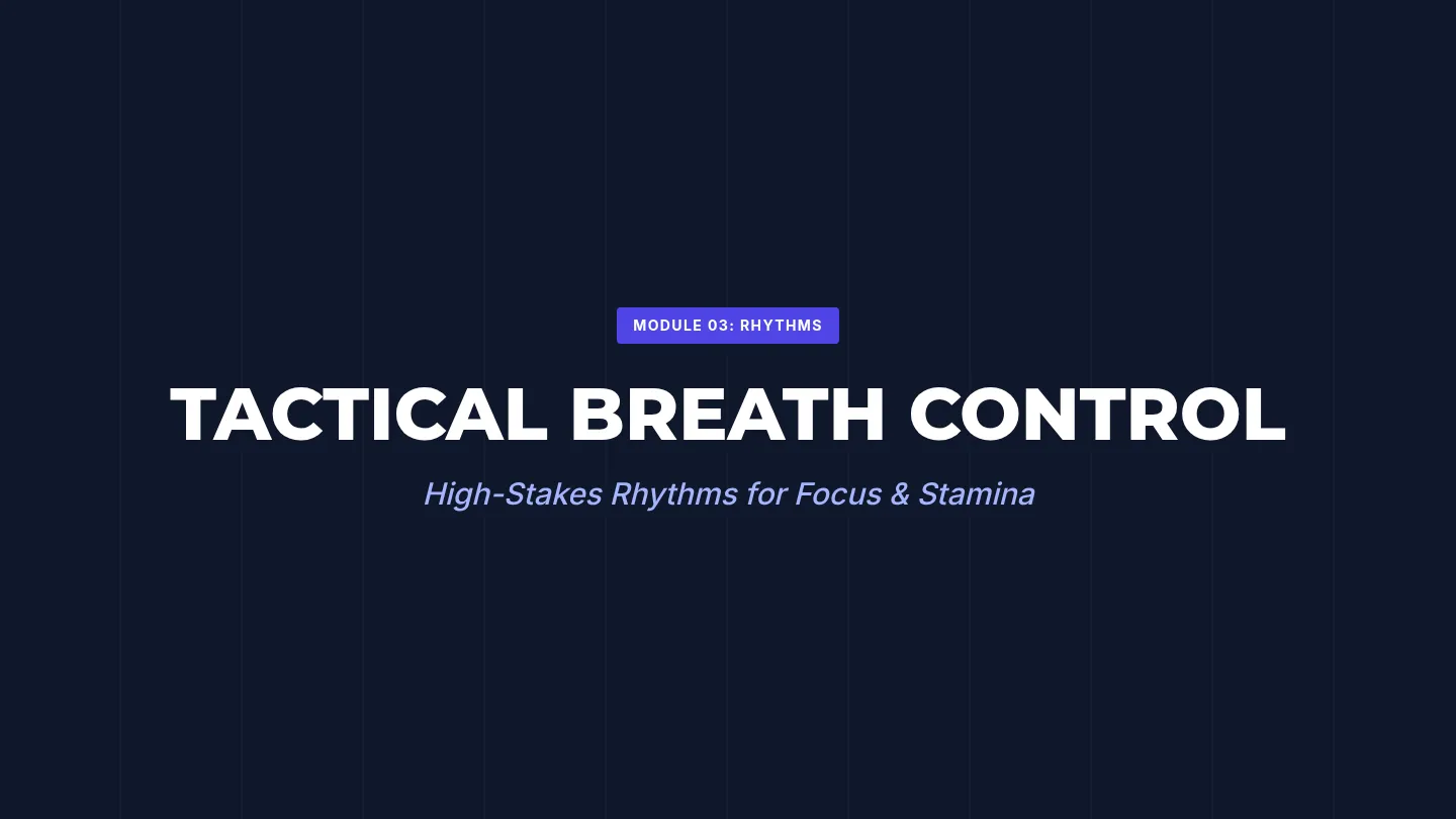 Tactical Breath Slides