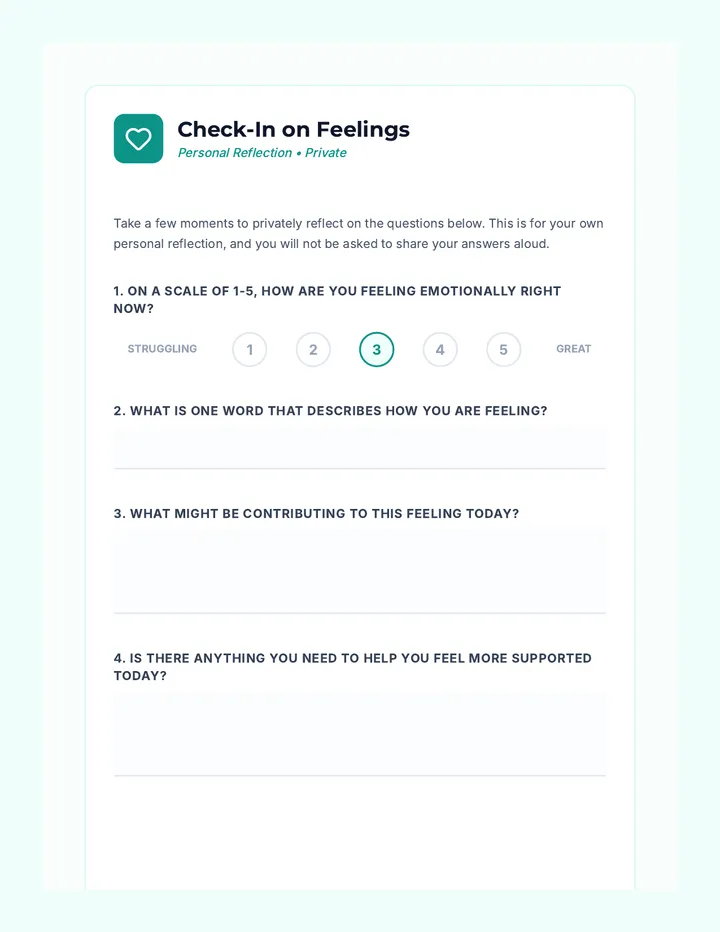 Hope and Help Warm Up Feelings