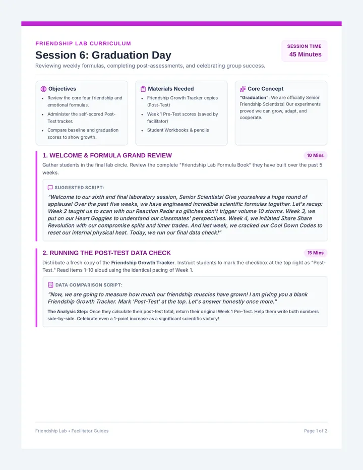 Session 6 Facilitator Guide