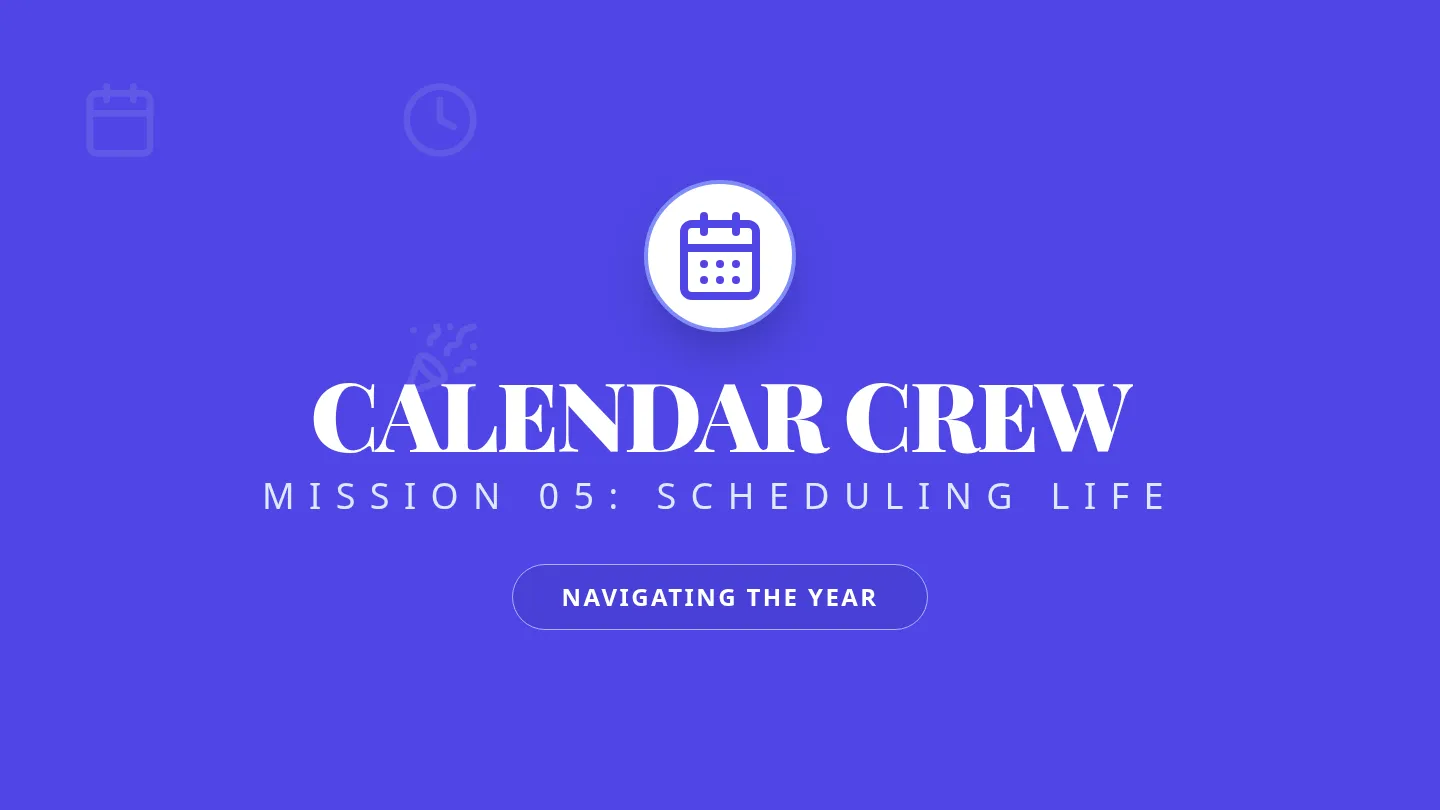 Calendar Crew Lesson Slides