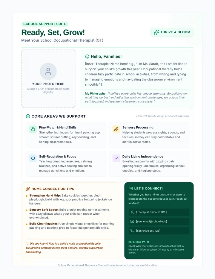 Ready Set Grow Handout