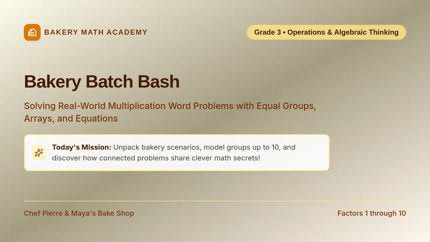 Bakery Batch Slides
