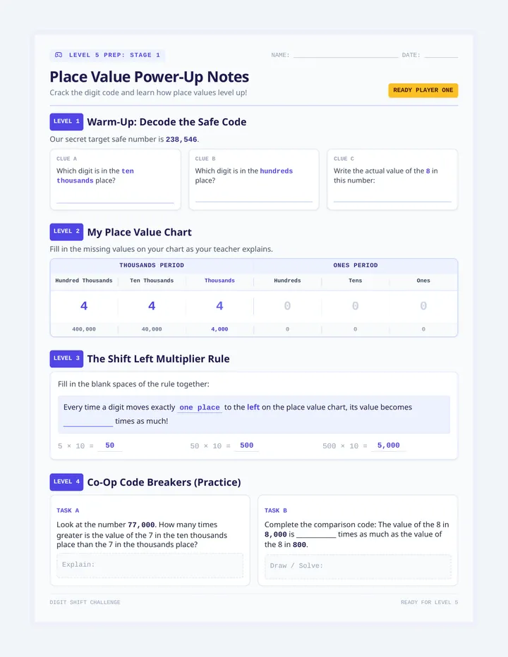 Power Up Guided Notes