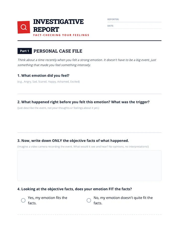 Check the Facts Worksheet