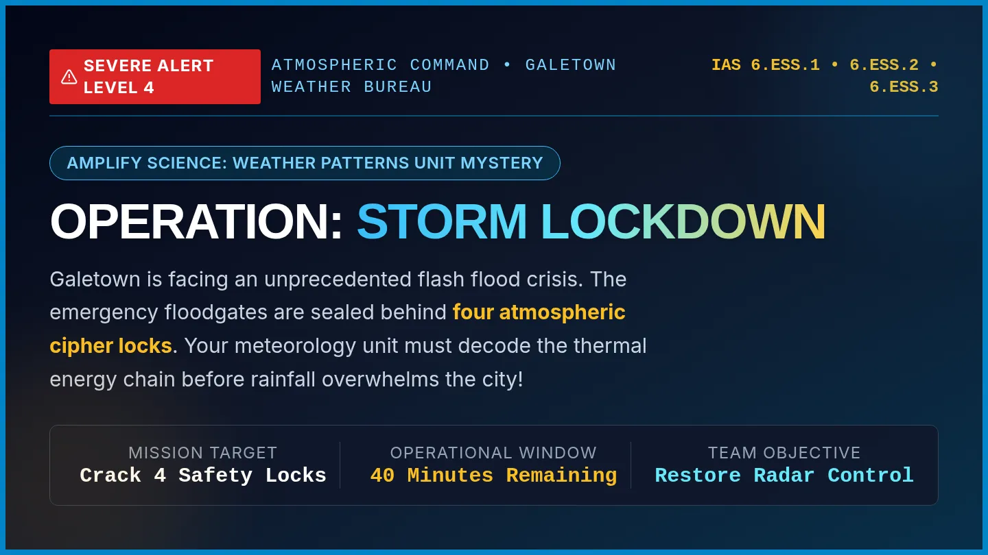 Storm Lockdown Briefing Slides