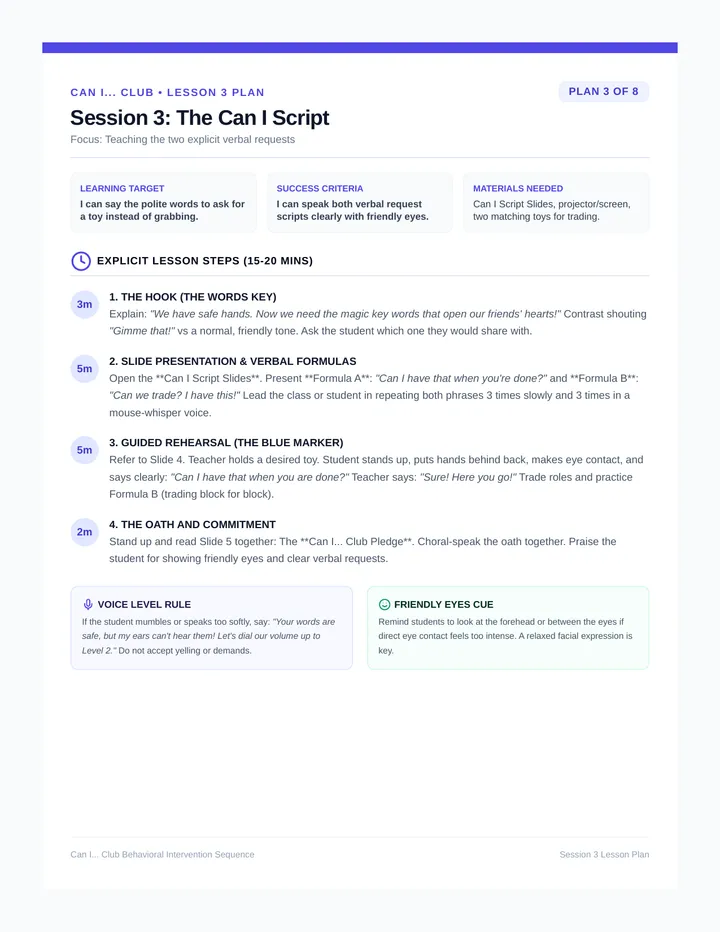 Can I Script Lesson Plan