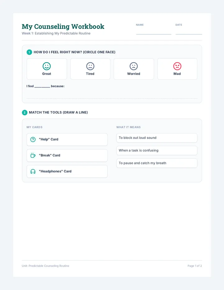 Routine Student Workbook