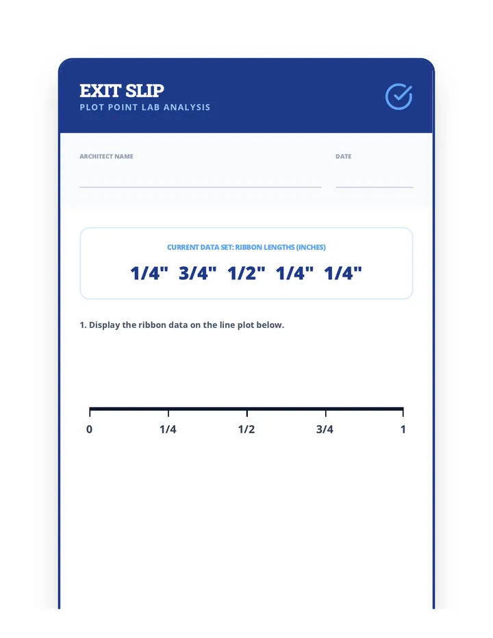 Plot Point Exit Slip