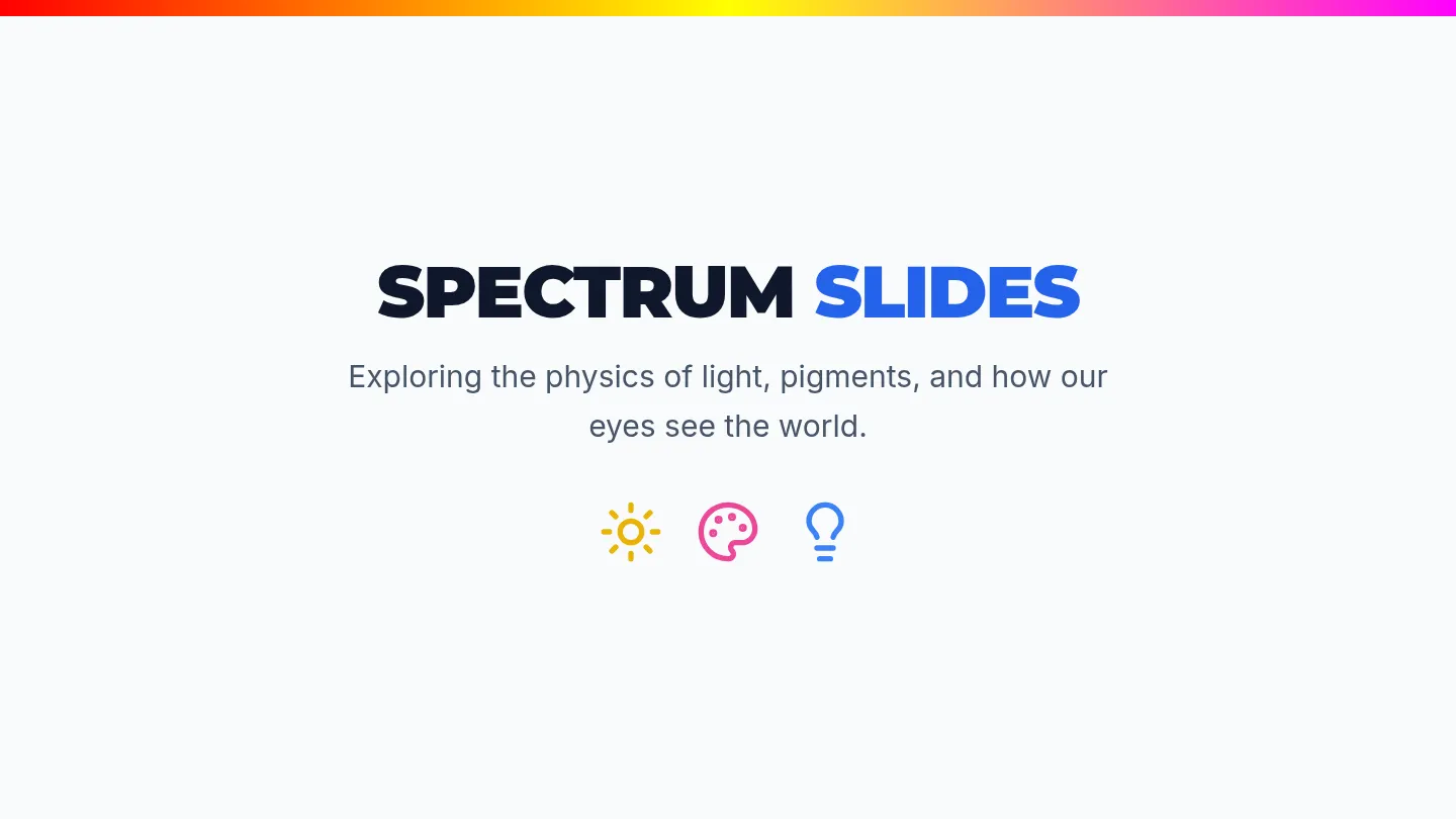 Spectrum Slides