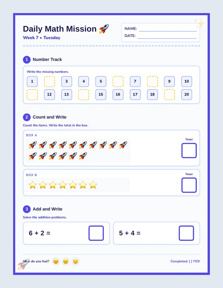 Week 7 Tuesday Worksheet