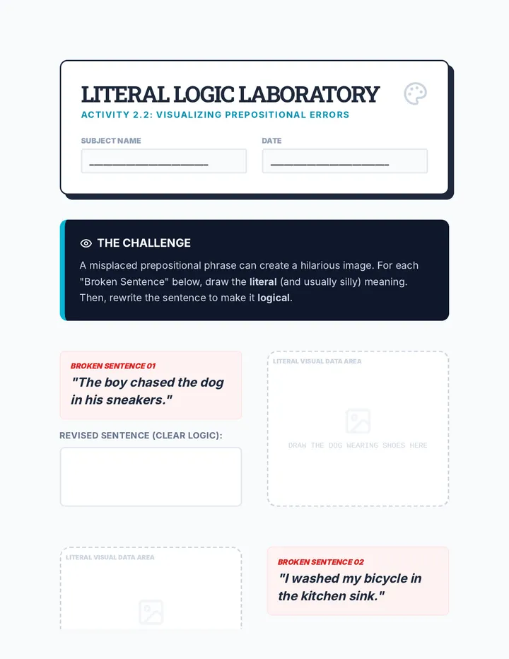 Literal Logic Activity