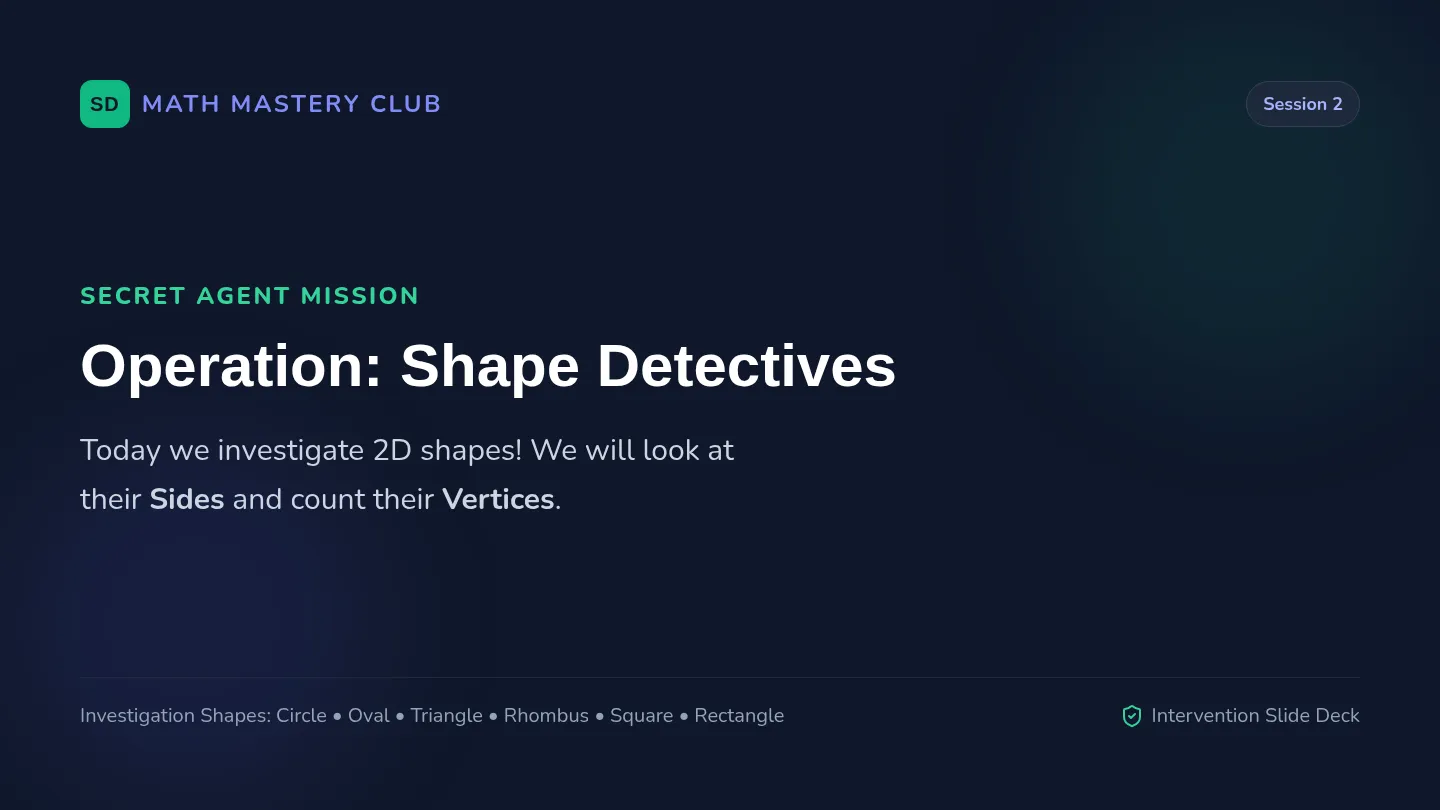 Shape Detectives Slides
