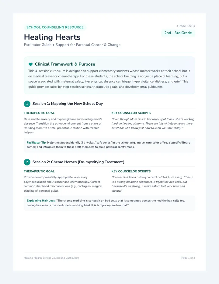 Healing Hearts Facilitator Guide