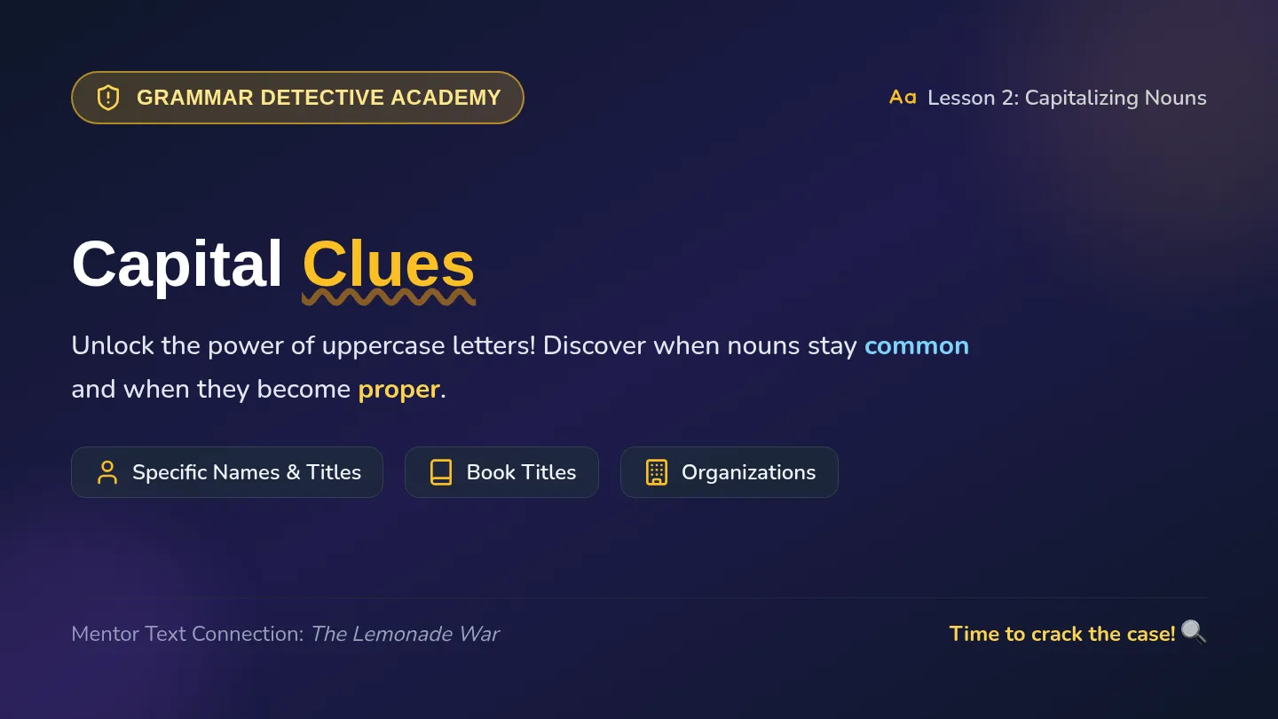 Capital Clues Slides