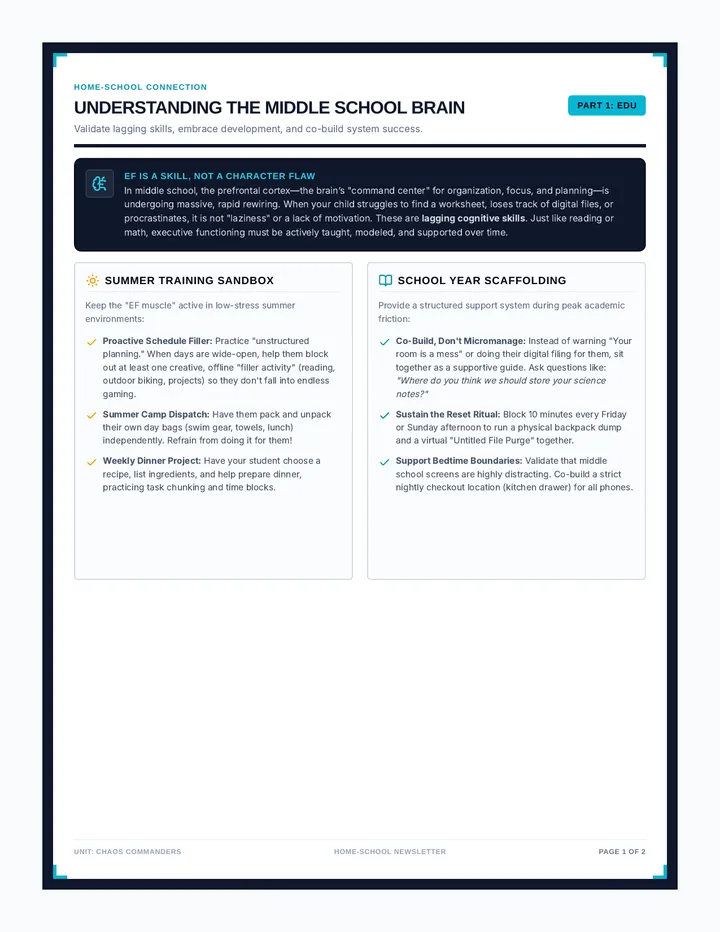 Parent Newsletter