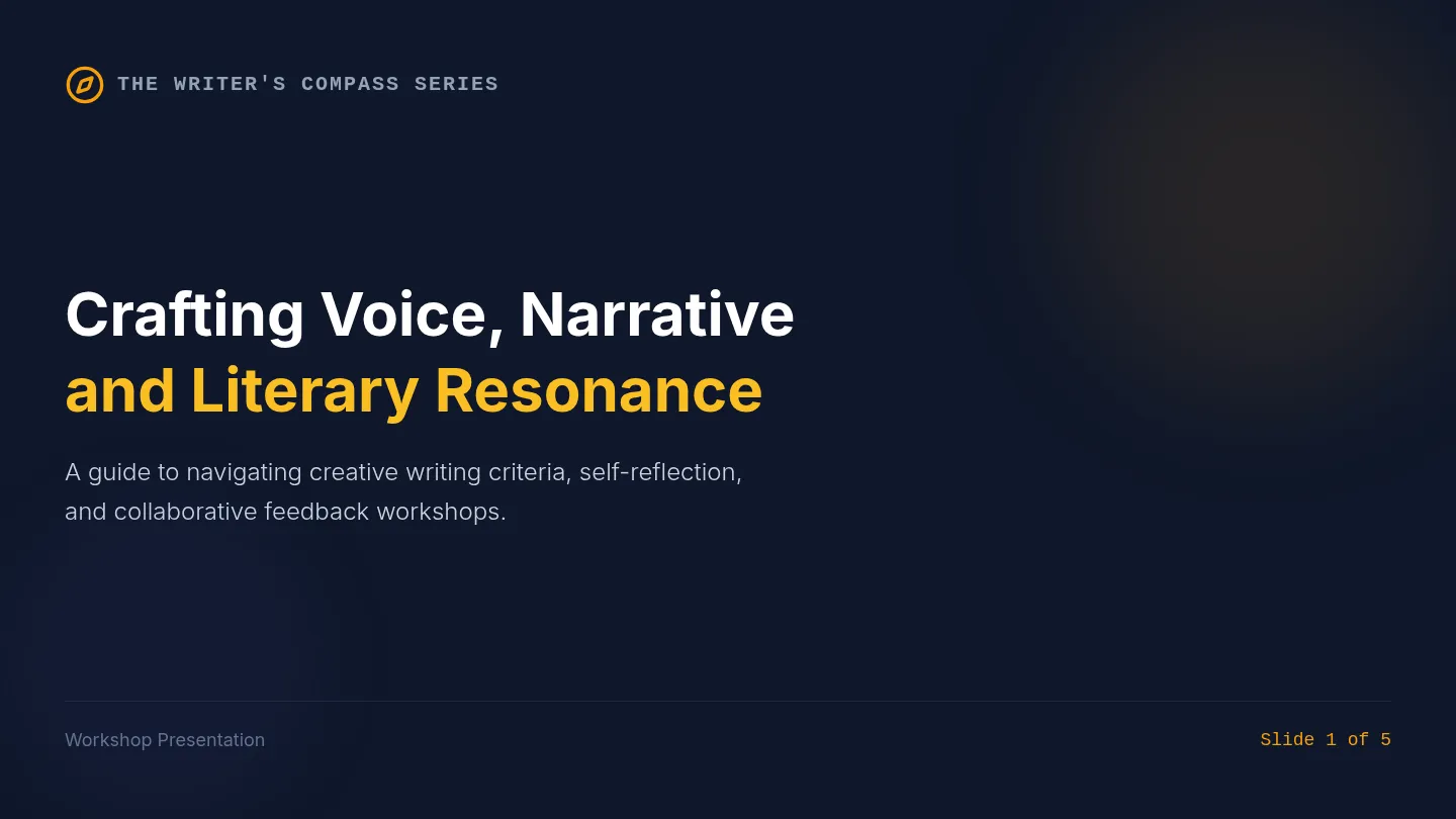 Writers Craft Slides