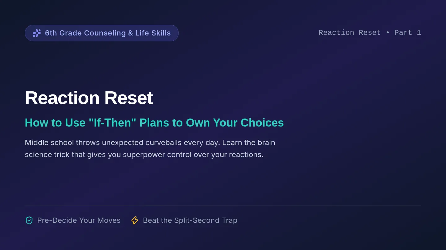 Reaction Reset Slides