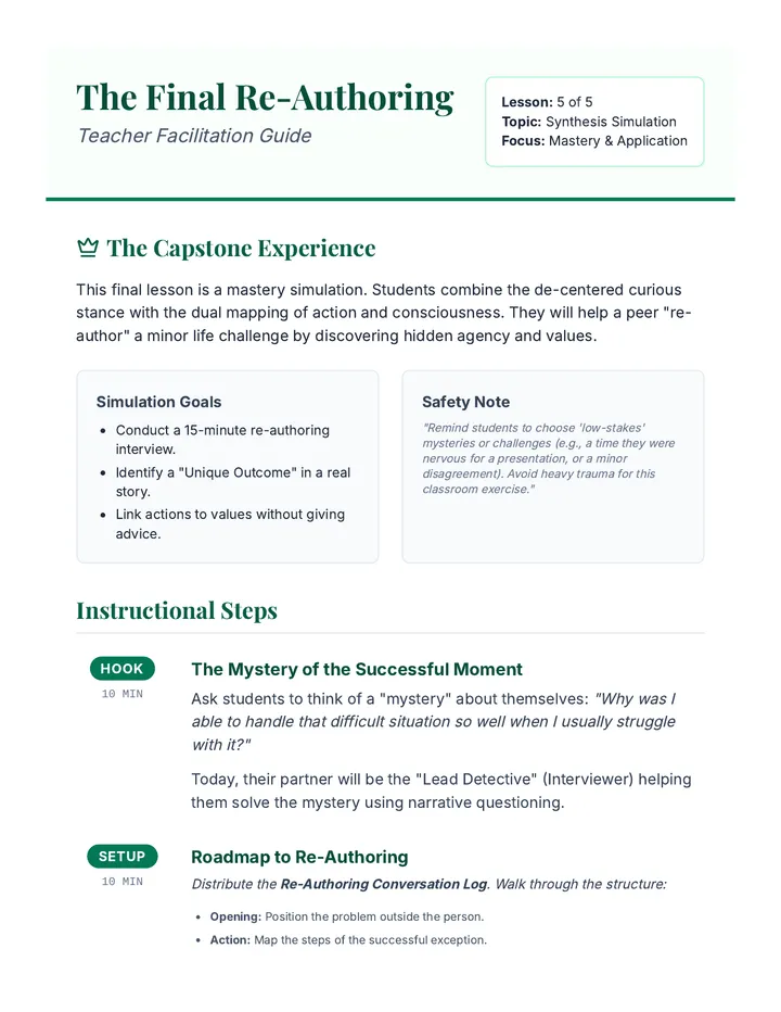 Final Re-Authoring Teacher Guide