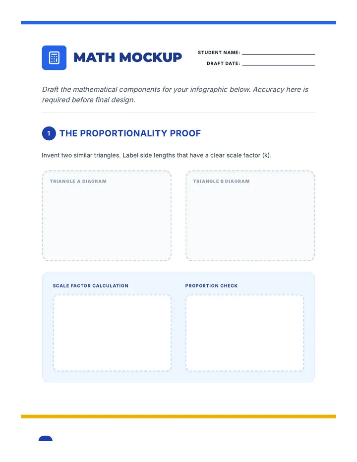 Math Mockup Worksheet