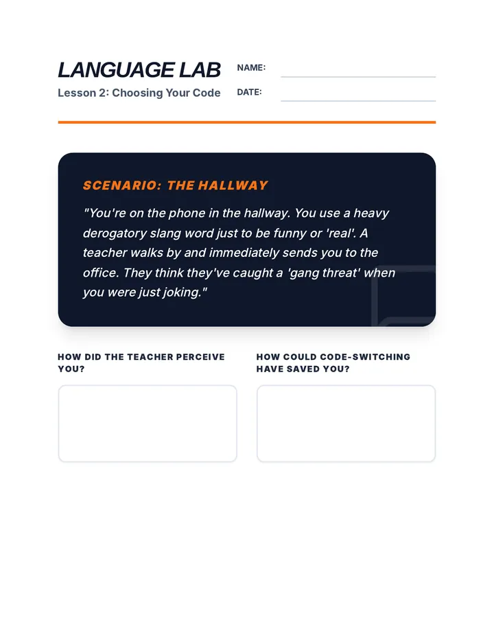 Language Lab Scenarios
