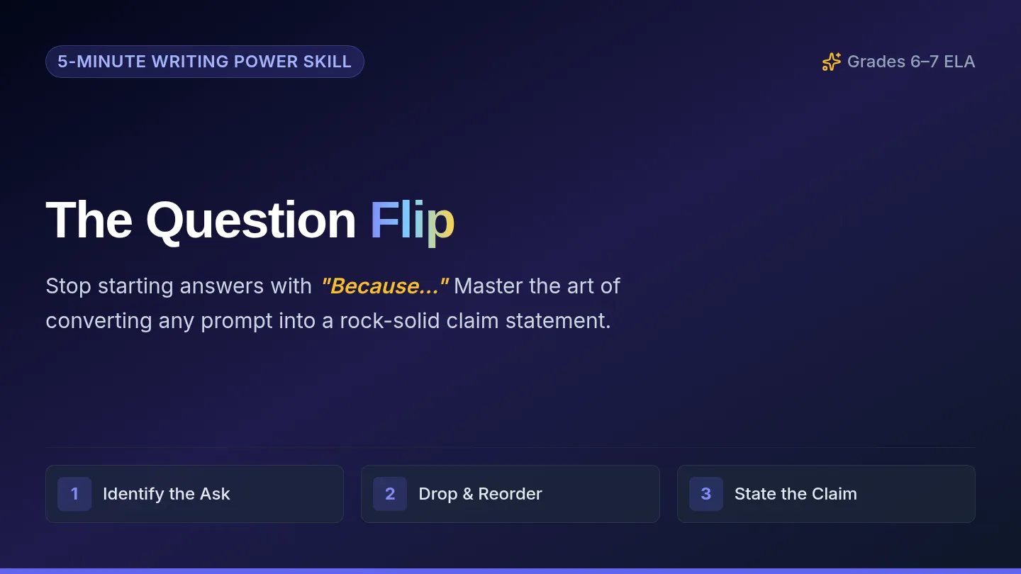 Question Flip Slides