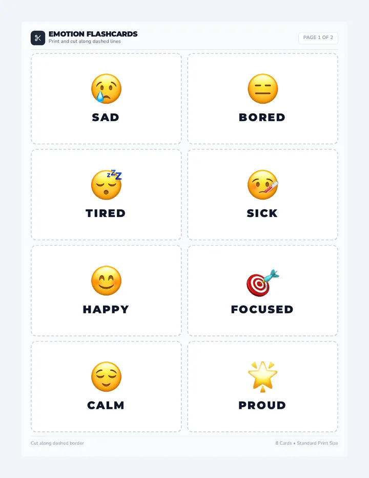 Visual Emotion Cards
