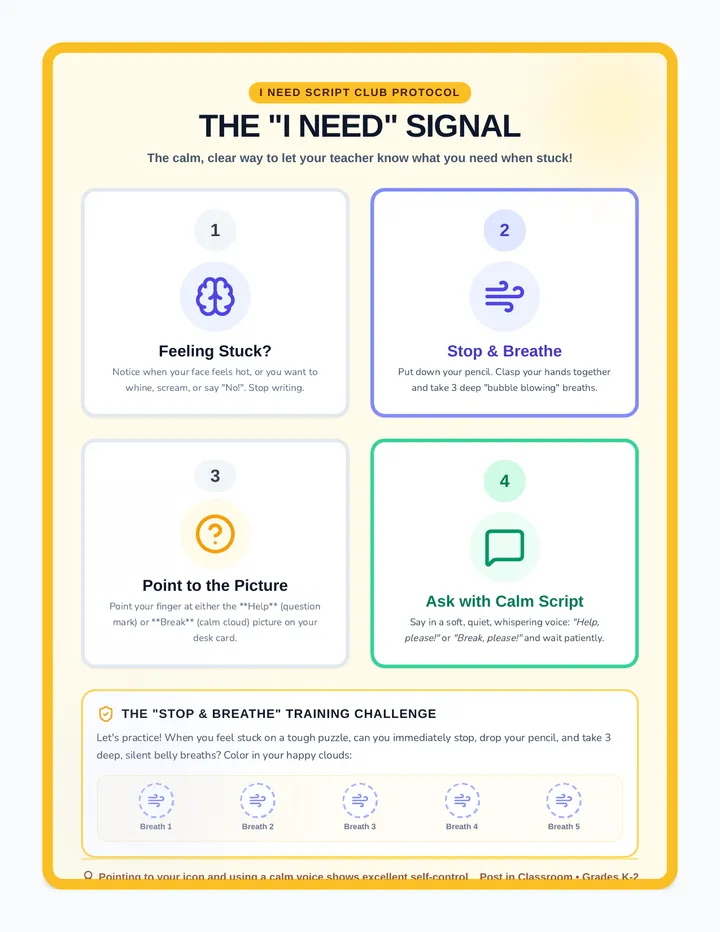 Help Card Poster