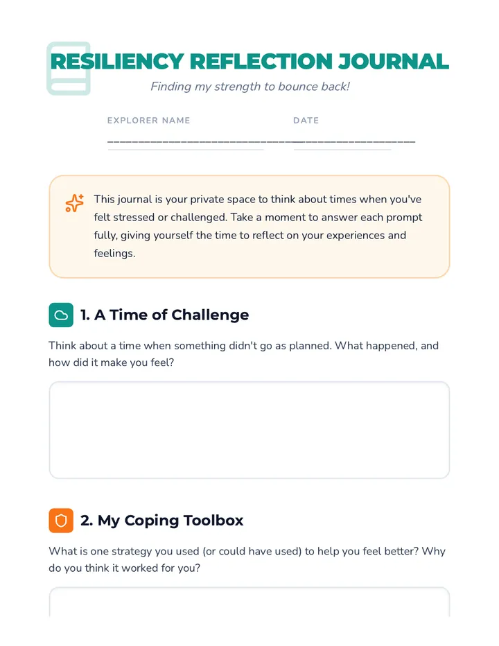 Resiliency Reflection Journal