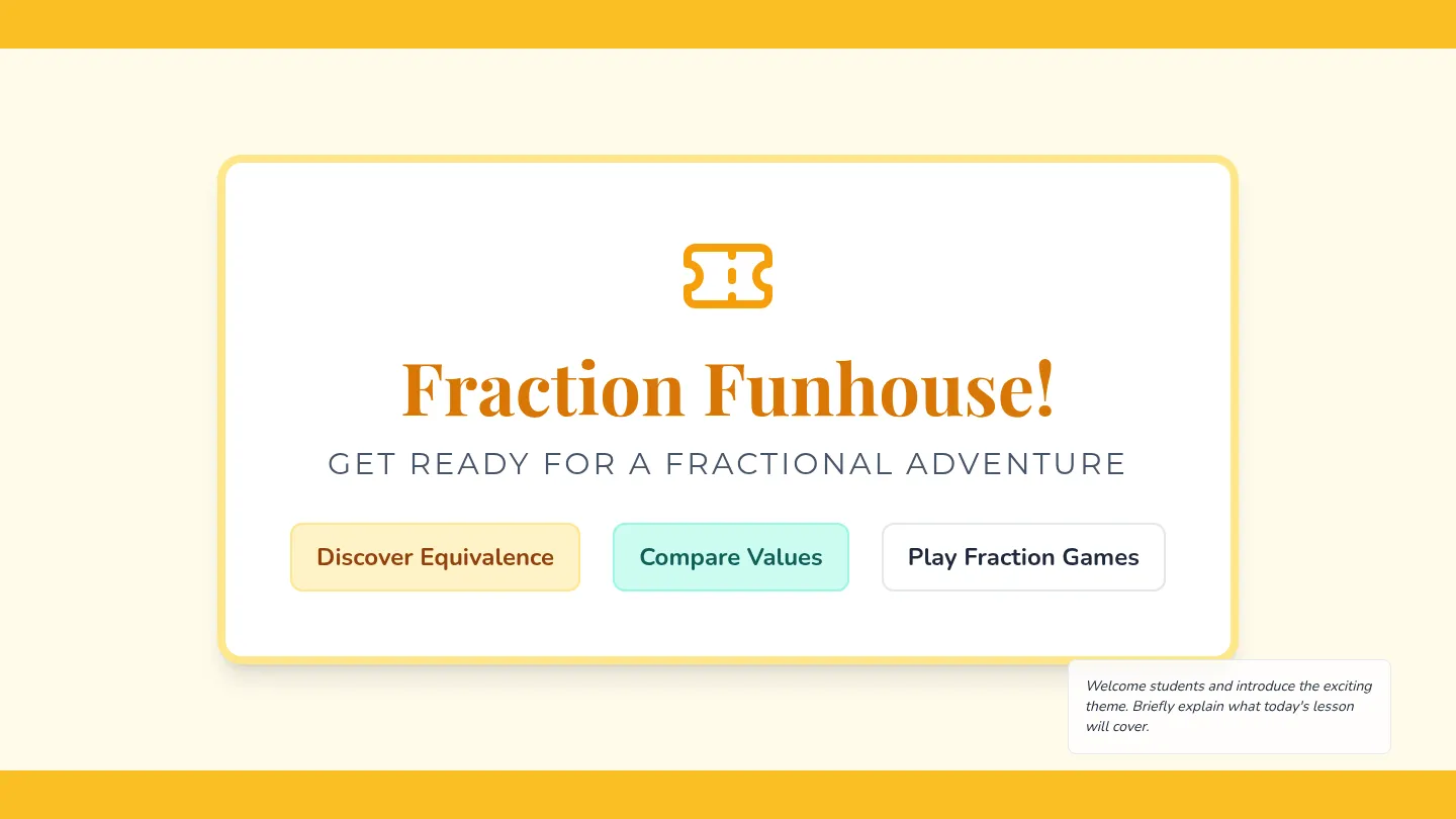 Fraction Funhouse Slides