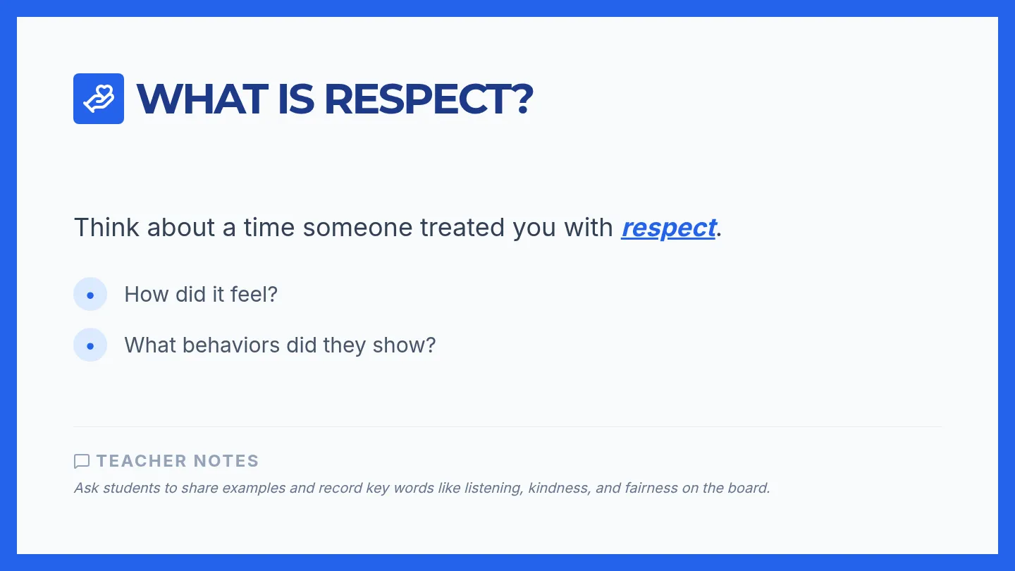 Respect Relay Session 1 Slides