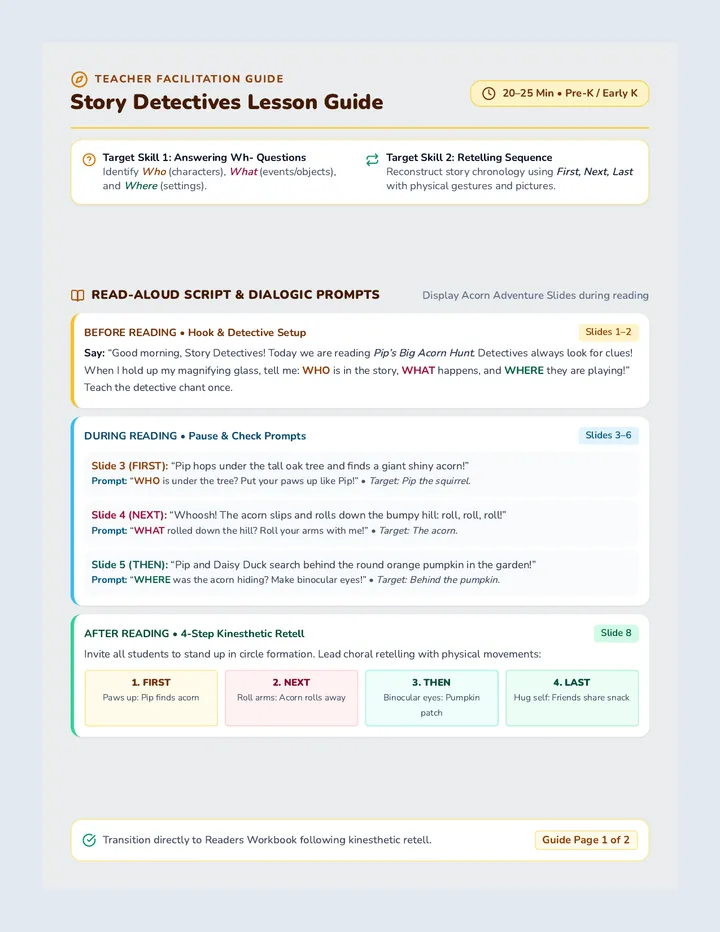 Story Detectives Teacher Guide