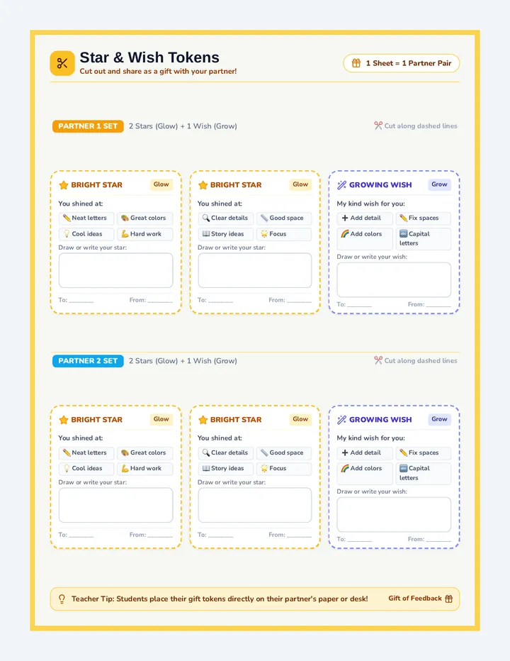 Star Wish Gift Tokens