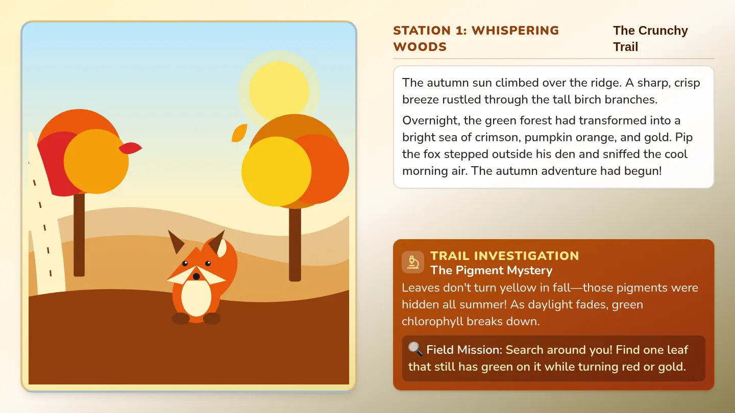 Crunchy Trail Picture Book
