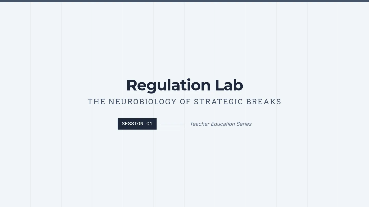 Regulation Lab Slides