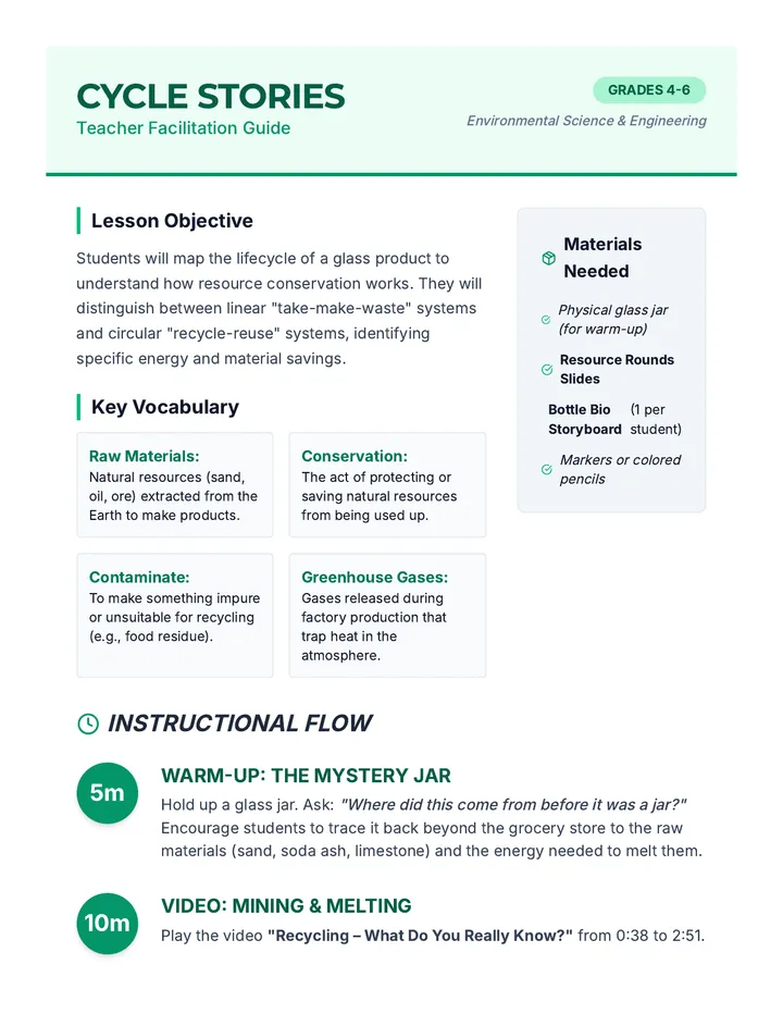 Cycle Stories Teacher Guide
