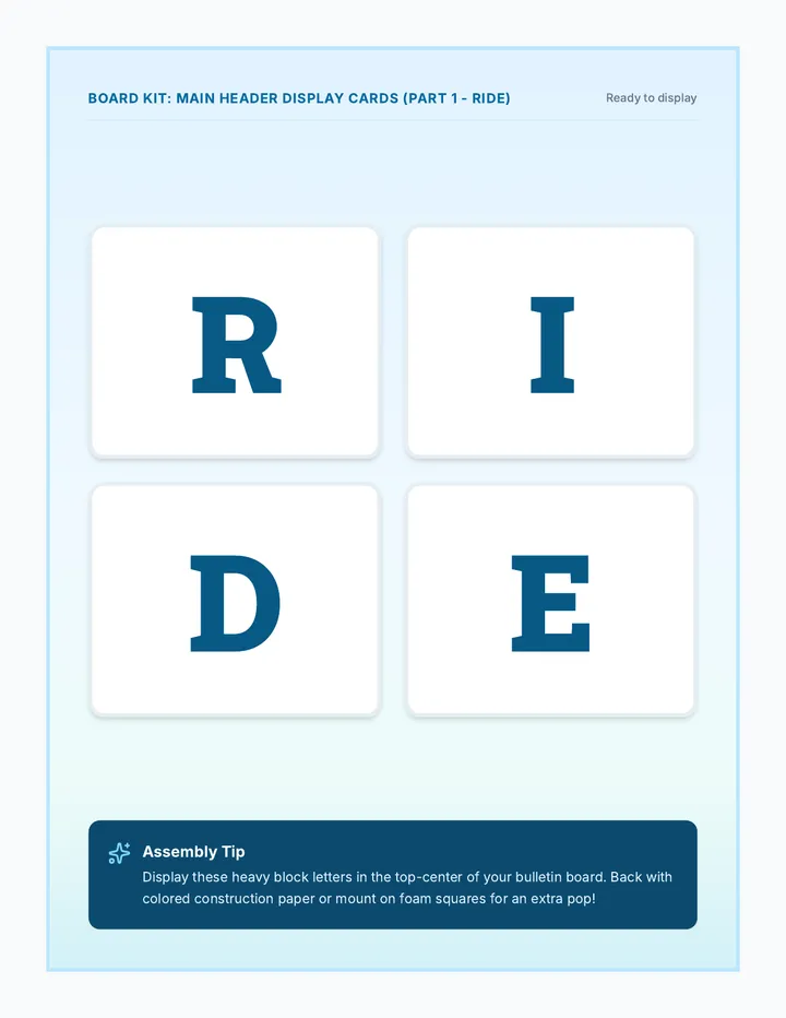 Ride the Wave Title Banner