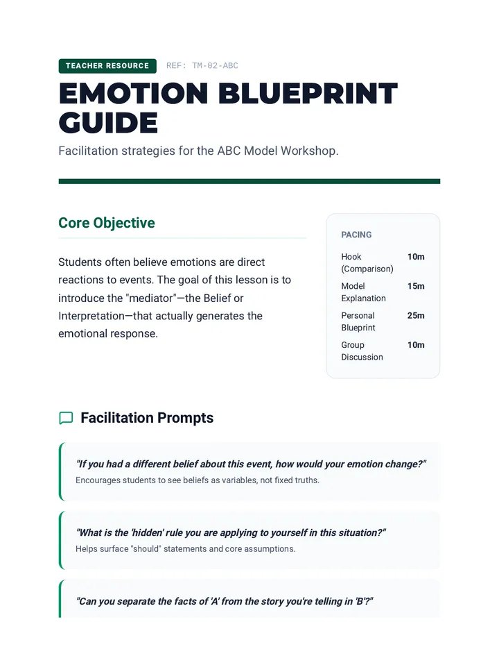 ABC Model Teacher Guide