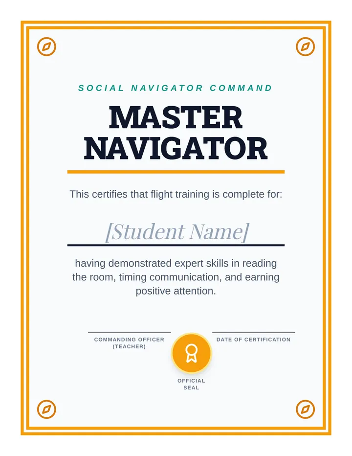 Navigator Certificates