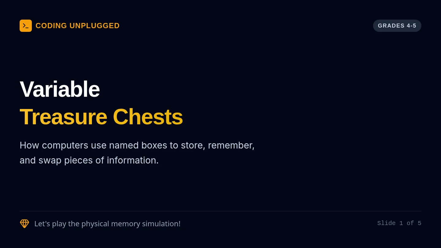 Treasure Chests Slide Deck