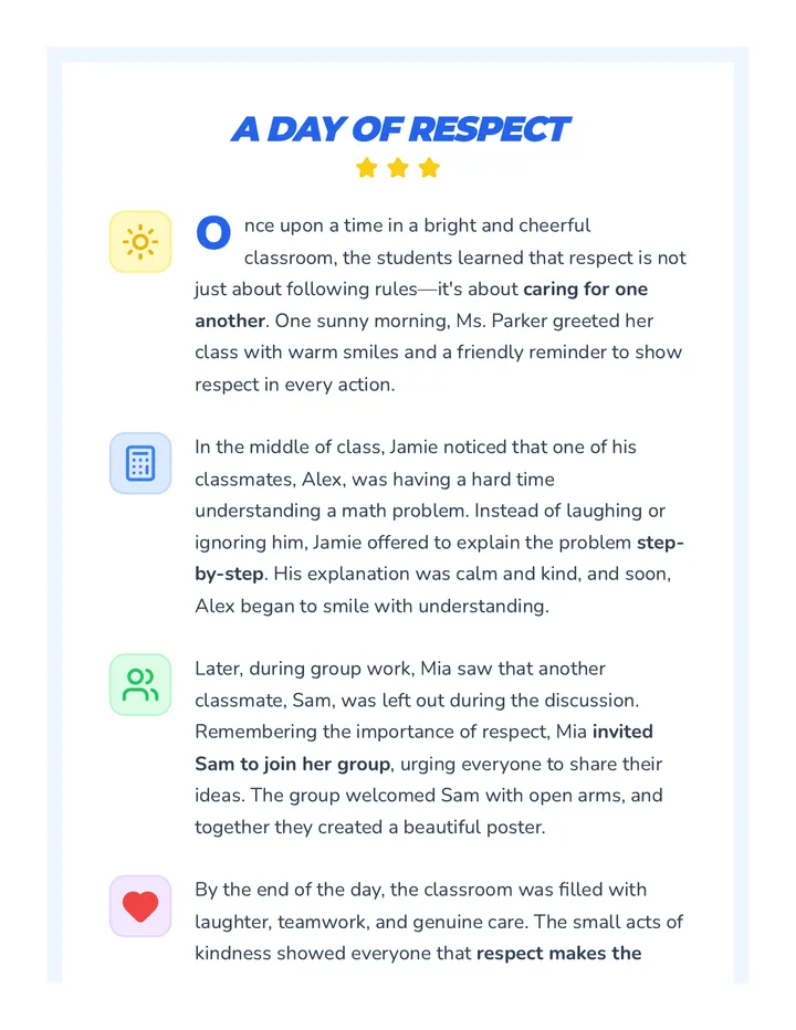 Respect Rules For A Program Respect Rules Building Community • Lesson • Lenny.com