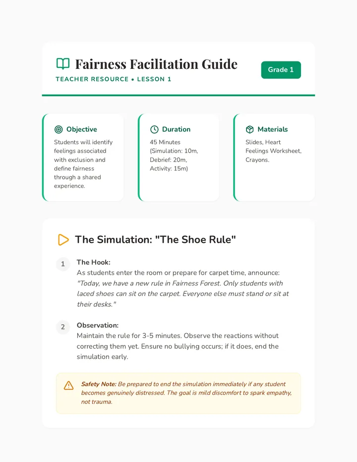 Fairness Facilitation Guide